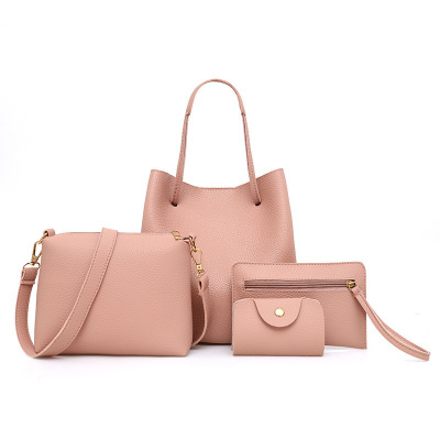 New Style four in one set colorful lady handbags for women hand bags